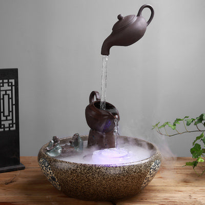 Creative Suspension Faucet Chinese Teapot Novice Humidifier