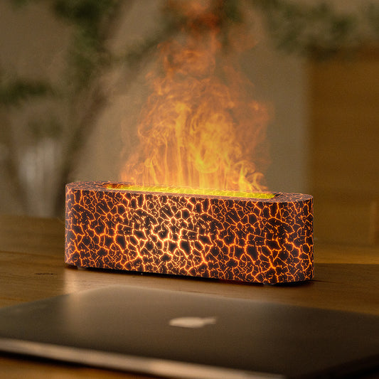 Creative Lava Colorful Flame Aroma Diffuser