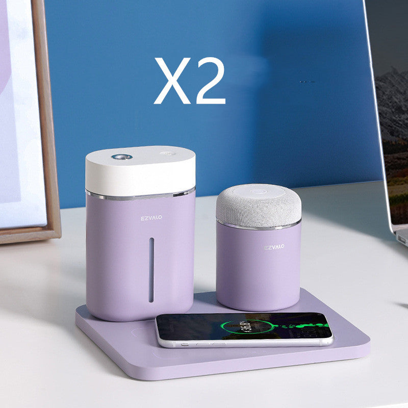 Home Multi-function Humidifier Wireless Charging Pat Light Upgraded Dock Station For Fast Charger